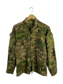 【中古】frock army combat uniform/ミリタリージャケット/S/コットン/KHK/カモフラ【メンズウェア】