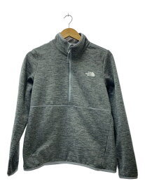 【中古】THE NORTH FACE◆canyonlands 1/4 ZIP/M/ポリエステル/グレー/無地/NF0A5GBE【レディースウェア】