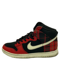 【中古】NIKE◆DUNK HIGH RETRO SE_ダンク ハイ レトロ SE/28.5cm/RED/キャンバス【シューズ】