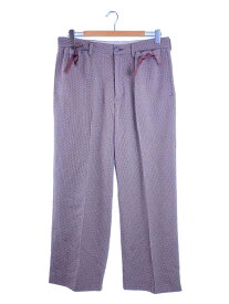 【中古】Sasquatchfabrix.◆ボトム/XL/ポリエステル/BRW/24SS-PA9-002/24SS/DRAWING COIN PK SLACKS【メンズウェア】