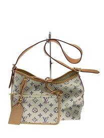 【中古】LOUIS VUITTON◆ショルダーバッグ/キャンバス/WHT/M24707【バッグ】