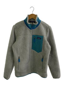 【中古】patagonia◆ウィメンズ・クラシック・レトロX・ジャケット/M/ポリエステル/グレー/23074/フリース/メッシュ【レディースウェア】