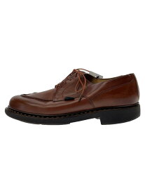 【中古】Paraboot◆シャンボード/デッキシューズ/UK8.5/ブラウン/レザー/35091【シューズ】