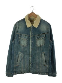 【中古】NUDIE JEANS◆Gジャン/M/ポリエステル/インディゴ/1009410/ボア/LENNY【メンズウェア】