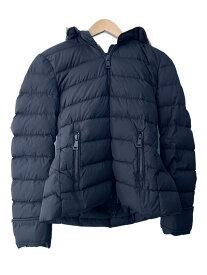 【中古】MONCLER◆ダウンジャケット/0/ナイロン/BLK/無地/ZIND-15-1059//【レディースウェア】