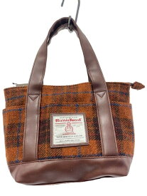 【中古】HARRIS TWEED◆ハンドバッグ/--/ORN/チェック【バッグ】