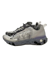 【中古】NIKE◆REACT ELEMENT 55/リアクト エレメント 55/ホワイト/CJ3312-001/28cm/WHT【シューズ】