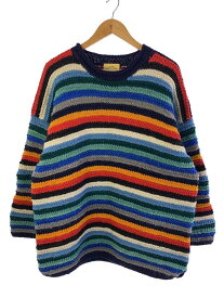 【中古】90s～/ハンドニット/エクアドル製/PACHAMAMA/ニット・セーター(厚手)/ウール/マルチカラー【メンズウェア】