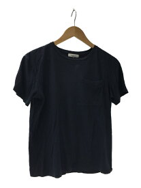 【中古】VALENTINO◆ヴァレンティノ/Tシャツ/XS/コットン/NVY/無地/ネイビー【レディースウェア】