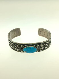 【中古】NAVAJO◆ANDY CADMAN/ターコイズ/バングル/SV925/カラーストーン/SLV/メンズ【服飾雑貨他】