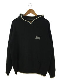 【中古】Supreme◆21FW/2-Tone Hooded Sweater/パーカー/M/ウール/ブラック【メンズウェア】