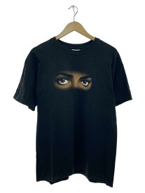 【中古】Hanes◆90s Michael Jackson tour T-shirt dangerous world/L/コットン/BL【メンズウェア】