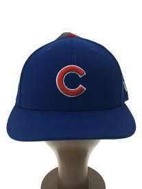 【中古】NEW ERA◆キャップ/7 3/8/BLU/無地/メンズ【服飾雑貨他】