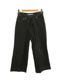 【中古】JOHN LAWRENCE SULLIVAN◆ボトム/RIGID DENIM WIDE PANTS/42/デニム/GRY/無地/JLS-02-16【メンズウェア】