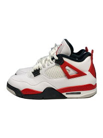 【中古】NIKE◆AIR JORDAN 4_エアジョーダン4/27.5cm/WHT【シューズ】