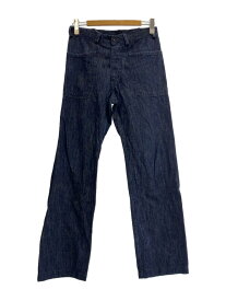 【中古】THE REAL McCOY’S◆ボトム/U.S. NAVY DENIM DUNGAREE TROUSER/32/デニム/NVY/MP23007【メンズウェア】