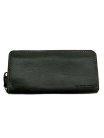 【中古】SOMES SADDLE◆ラウンドジップ/長財布/牛革/KHK/メンズ/PA-11-GR【服飾雑貨他】
