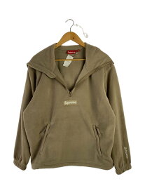 【中古】Supreme◆フリースジャケット/M/ポリエステル/BEG【メンズウェア】