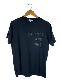 【中古】Engineered Garments◆cross crew neck T-shirt/Tシャツ/XS/コットン/BLK【レディースウェア】