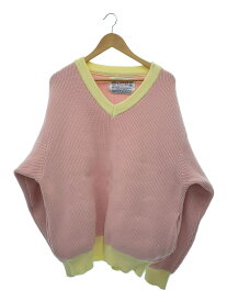 【中古】logan knit/セーター(厚手)/コットン/ピンク/GMM-22010-A【メンズウェア】