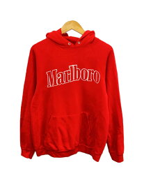 【中古】Hanes◆パーカー/L/コットン/RED【メンズウェア】