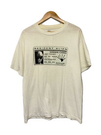 【中古】Murina◆Tシャツ/Vintage/USA製/90s/RESIDENT ALIEN/L/コットン/WHT/プリント//【メンズウェア】