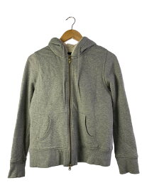 【中古】TOMMY HILFIGER◆ジップパーカー/L/コットン/GRY【レディースウェア】