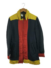 【中古】COMME des GARCONS HOMME PLUS◆99AW/エルメス期/AD1999/ダメージ有/ジャケット/M/シルク/ネイビー【メンズウェア】