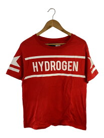 【中古】HYDROGEN◆Tシャツ/M/コットン/RED【メンズウェア】