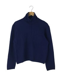 【中古】yohji yamamoto POUR HOMME◆ブルゾン/M/コットン/ブルー/無地/HI-I80-924【メンズウェア】