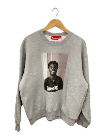 【中古】Supreme◆24FW/THRASHER CREWNECK/スウェット/L/コットン/GRY【メンズウェア】