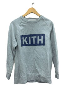 【中古】KITH◆スウェット/XS/コットン/GRY【メンズウェア】