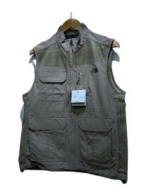 【中古】THE NORTH FACE◆ベスト/S/ナイロン/KHK/SFC-27【メンズウェア】