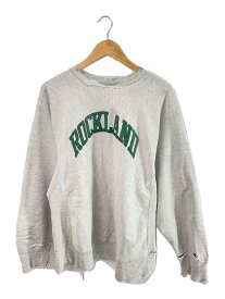 【中古】Champion◆スウェット/XL/コットン/GRY/無地/トリコタグ/80s/ROCKLAND【メンズウェア】