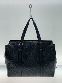 【中古】GUCCI◆トートバッグ/--/BLK【バッグ】