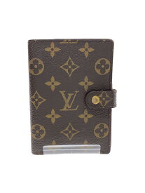 【中古】LOUIS VUITTON◆アジェンダPM_モノグラム_BRW/--/BRW/レディース【服飾雑貨他】