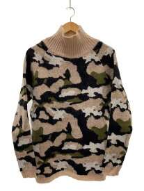 【中古】MSGM◆セーター(厚手)/S/ウール/マルチカラー/カモフラ【レディースウェア】