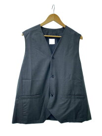 【中古】TOUJOURS◆ベスト/1/ウール/GRY【レディースウェア】