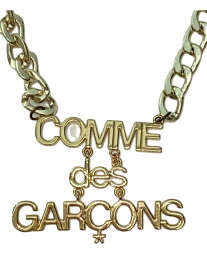 【中古】COMME des GARCONS◆ネックレス/GLD/トップ有/メンズ//【服飾雑貨他】
