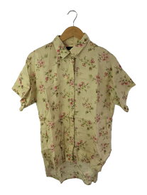 【中古】RALPH LAUREN◆半袖シャツ/M/リネン/花柄【レディースウェア】