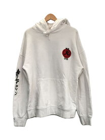 【中古】Richardson◆Japan Drop Shoulder Hoodie/パーカー/M/コットン/WHT【メンズウェア】