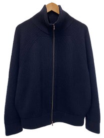 【中古】AUBERGE◆ドライバーズニット/ジップカーディガン/40/ウール/ネイビー/DRIVE/? NULL ?【メンズウェア】