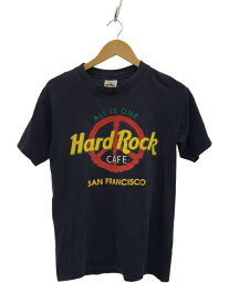 【中古】HARD ROCK◆90s/USA製/SAN FRANCISCO/Tシャツ/S/コットン/NVY【メンズウェア】