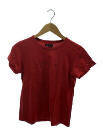 【中古】agnes b.◆Tシャツ/M位/コットン/RED/レッド/半袖/【レディースウェア】