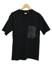 【中古】HOLLYWOOD RANCH MARKET◆Tシャツ/2/コットン/BLK/無地/700079-675【メンズウェア】