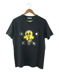 【中古】ICE CREAM◆Tシャツ/M/コットン/BLK【メンズウェア】
