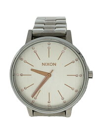 【中古】NIXON◆クォーツ腕時計/アナログ/ステンレス/SLV/SLV/THE KENSINGTON【服飾雑貨他】