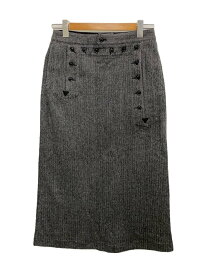 【中古】Engineered Garments◆スカート/1/ツイード/GRY/ヘリンボーン/PS540-FN【レディースウェア】