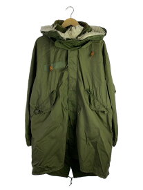 【中古】US.ARMY◆M-65 フィッシューテール/モッズコート/S-R/コットン/KHK/シェル/フード【メンズウェア】