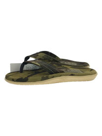 【中古】ISLAND Slipper◆アイスランドスリッパ/サンダル/5/グリーン/スウェード【シューズ】